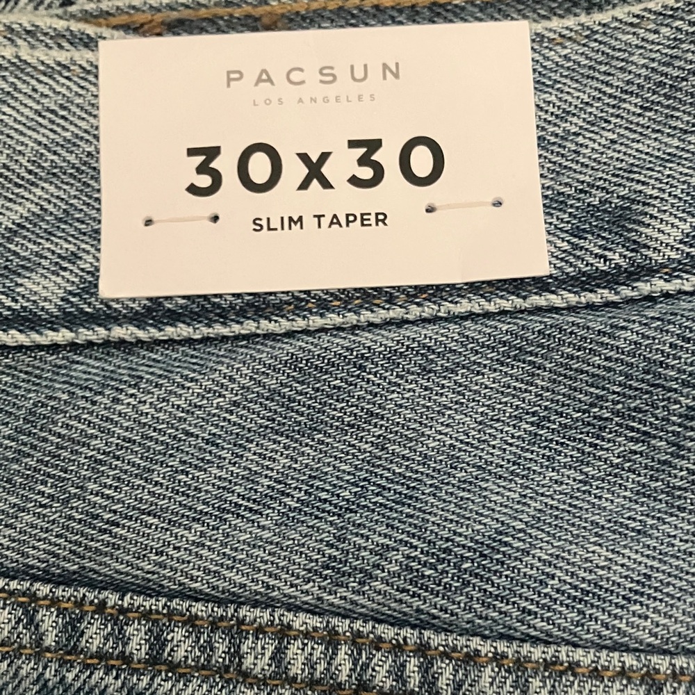 PacSun Blue Denim Slim Taper Jeans
